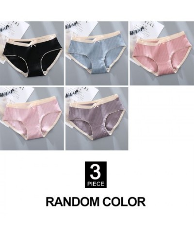 Cotton Women Panties Antibacterial Briefs Sexy Seamless Panty Breathable Underwear Set Japanese Lingerie 3 Pcs/lot $14.51 - U...