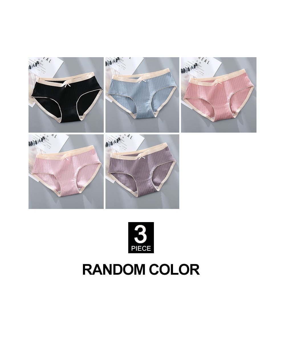 Cotton Women Panties Antibacterial Briefs Sexy Seamless Panty Breathable Underwear Set Japanese Lingerie 3 Pcs/lot $14.51 - U...