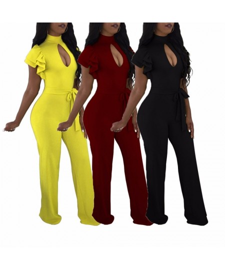 Sexy jumpsuit Plus size Solid color jumpsuits for women 2023 bodysuit $51.30 - Jumpsuits