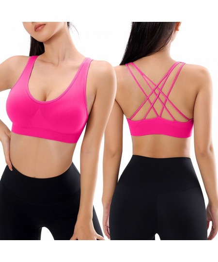 Women's Solid Color Seamless Thin Belt Thin Elastic Casual Bottom Bra Yoga Underwear Teen Workout Clothes Tops Size Small $23...