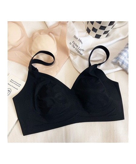 Only A Bra 2022 Summer New Cool Facial Mask Brassiere Breathable Wireless Bralette Thin Cup Seamless Underwear Women Sexy $31...