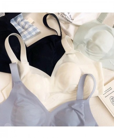 Only A Bra 2022 Summer New Cool Facial Mask Brassiere Breathable Wireless Bralette Thin Cup Seamless Underwear Women Sexy $31...