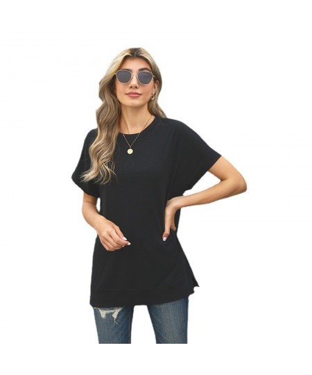 2022 New Summer Women High Quality Cotton Tshirts Fashion Causal Slim Ladies Tshirts $52.87 - Women Tops