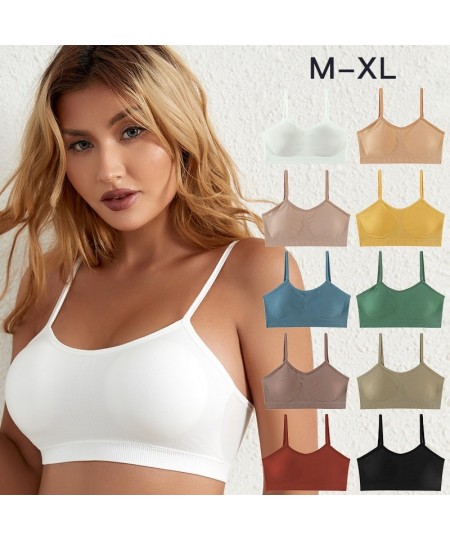 Sexy Backless Push Up Bra Women Big Size Padded Bras Plus Size Wireless Brassiere Comfortable Seamless Bra Wire Free Push Up ...