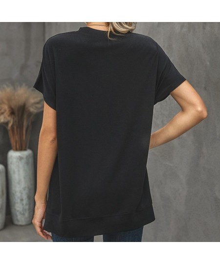 2022 New Summer Women High Quality Cotton Tshirts Fashion Causal Slim Ladies Tshirts $52.87 - Women Tops