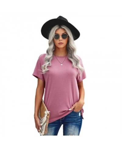 2022 New Summer Women High Quality Cotton Tshirts Fashion Causal Slim Ladies Tshirts $52.87 - Women Tops