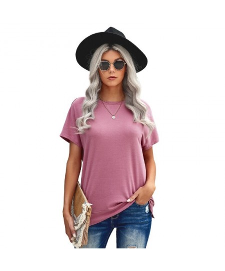 2022 New Summer Women High Quality Cotton Tshirts Fashion Causal Slim Ladies Tshirts $52.87 - Women Tops