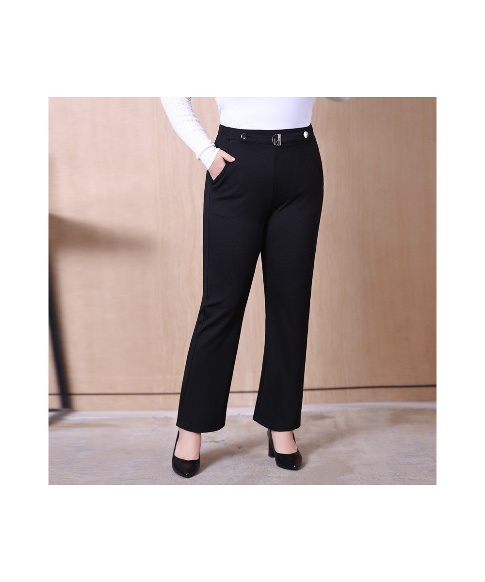 Pantalones High Waist Pants Plus Size Women Clothing Oversized Trousers Wide Leg Black 5XL 7XL Casual Fashion New $54.32 - Pl...