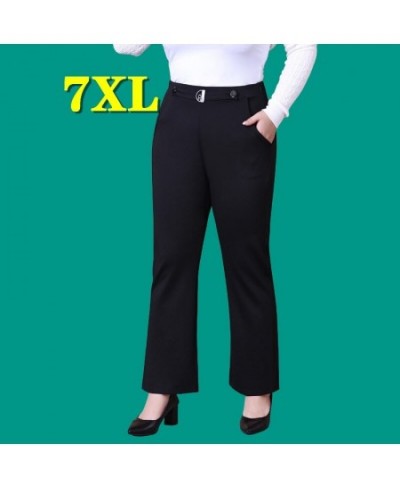 Pantalones High Waist Pants Plus Size Women Clothing Oversized Trousers Wide Leg Black 5XL 7XL Casual Fashion New $54.32 - Pl...