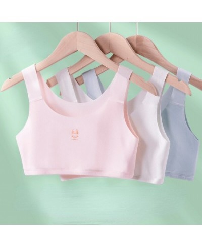 Girls Vest Underwear Development Period Girls Underwear Cotton Girls Primary School Girls Long Vest Bra $13.61 - Underwear