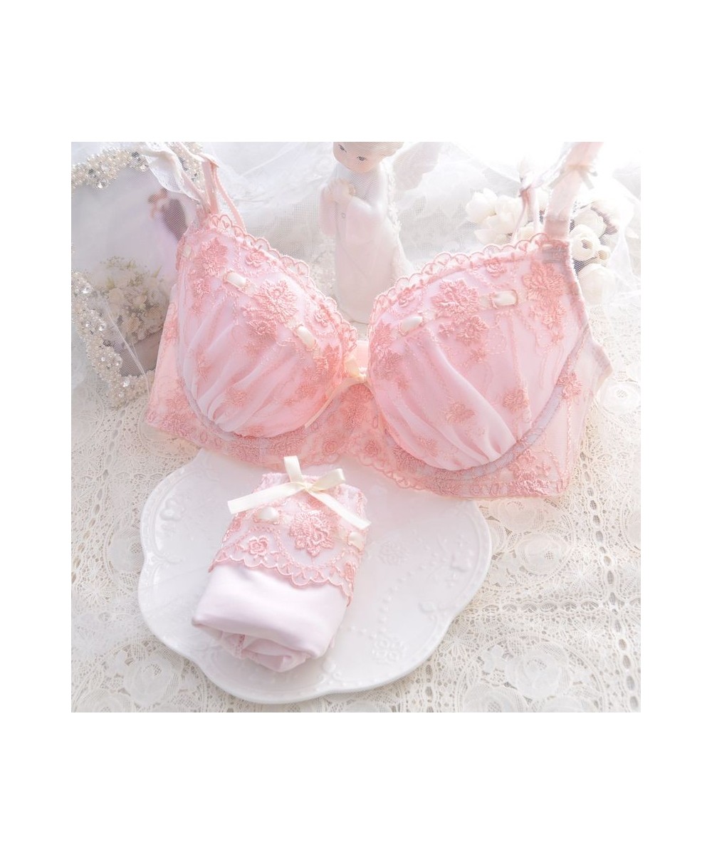 Japanese Style Super Cute Bra & Panties Set Soft Sister Underwear Sleep Intimates Set Sweet Kawaii Lolita Oversized 2 Colors ...