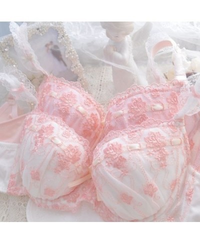 Japanese Style Super Cute Bra & Panties Set Soft Sister Underwear Sleep Intimates Set Sweet Kawaii Lolita Oversized 2 Colors ...