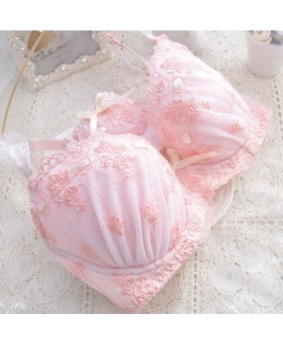 Japanese Style Super Cute Bra & Panties Set Soft Sister Underwear Sleep Intimates Set Sweet Kawaii Lolita Oversized 2 Colors ...