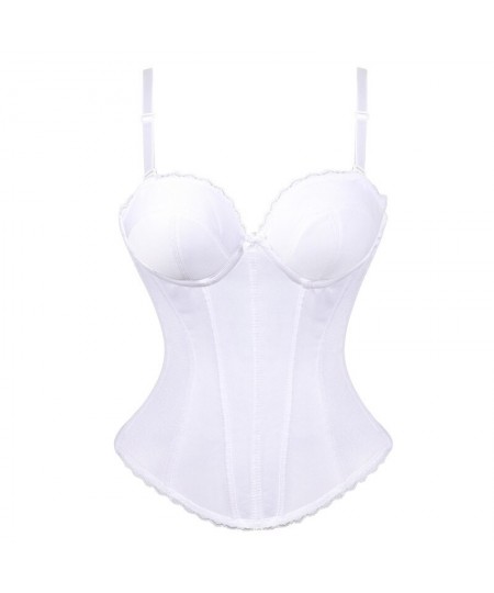 Women Wedding Corsets Bustiers Bridal Tops Spaghetti Straps Sexy Lingerie Overbust Corset Corselet Body Shaperwear Plus Size ...