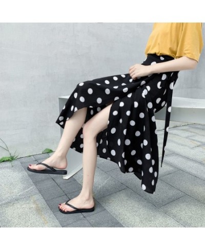 Women Skirt Summer Fashion Sexy High Waist Irregular Split Bandage Wrap Pencil Skirts Casual Floral Print Women Slim Boho $30...