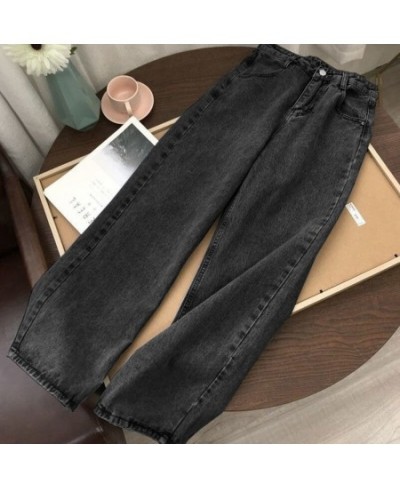 Women's Fashion Jeans Streetwear High Waist Woman Girls Women Wide Leg Pants Trousers Female Jean Femme Denim Baggy Mom Jeans...