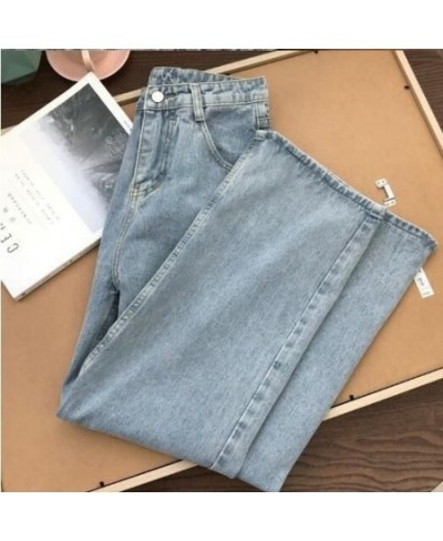 Women's Fashion Jeans Streetwear High Waist Woman Girls Women Wide Leg Pants Trousers Female Jean Femme Denim Baggy Mom Jeans...