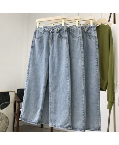 Women's Fashion Jeans Streetwear High Waist Woman Girls Women Wide Leg Pants Trousers Female Jean Femme Denim Baggy Mom Jeans...