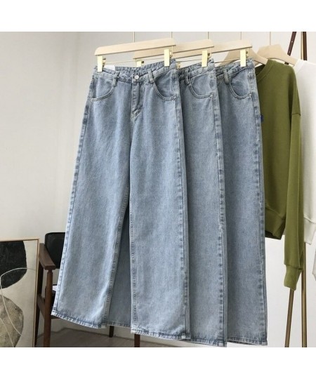 Women's Fashion Jeans Streetwear High Waist Woman Girls Women Wide Leg Pants Trousers Female Jean Femme Denim Baggy Mom Jeans...