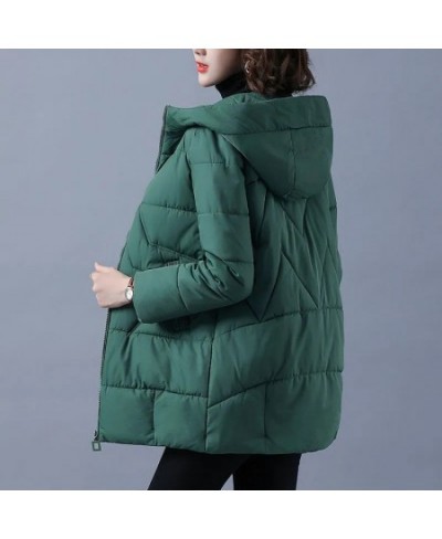 2022 New Women Winter Jacket Long Warm Parkas Female Thicken Coat Cotton Padded Parka Jacket Hooded Outwear M-4XL $55.94 - Ja...