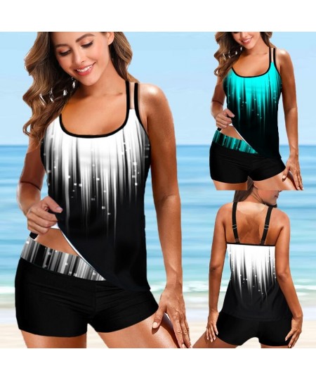 Women Tankinis Bikini Set Swimwear Swimsuit Bathing Swimwear Suit Ladies Bikini Set Summer Swimming Suit Two Pieces S-6XL $31...