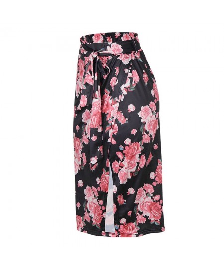 Floral Printed Slit Irregular Skirt VD1795 Slim Casual Summer Long Women Midi Skirt Jupe Femme $35.15 - Skirts