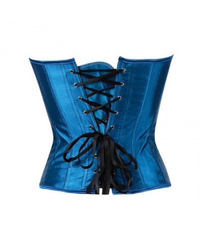 Peacock Feather Corset Lingerie Top Embroidery Overbust Shapewear Gothic Clothing Body Shaper Bustier S-6XL $35.49 - Underwear