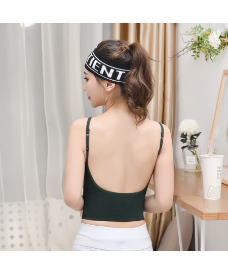 Casual U-shaped Backless Bra Adjustable Strap Tube Top Women Spaghetti Strap Crop Top Sexy Lingerie Sport Fashion Streetwear ...