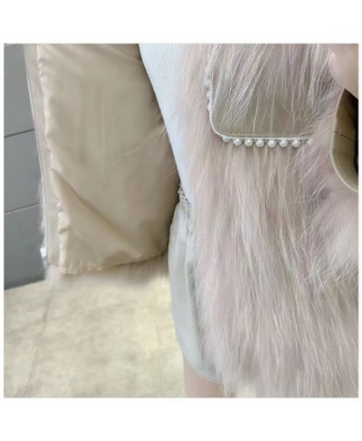 Pearl Turn Down Collarr Jacket Korean Warm Winter Cotton Thickened Imitation Fur Plus Fashion Short Coat Women $94.78 - Jacke...