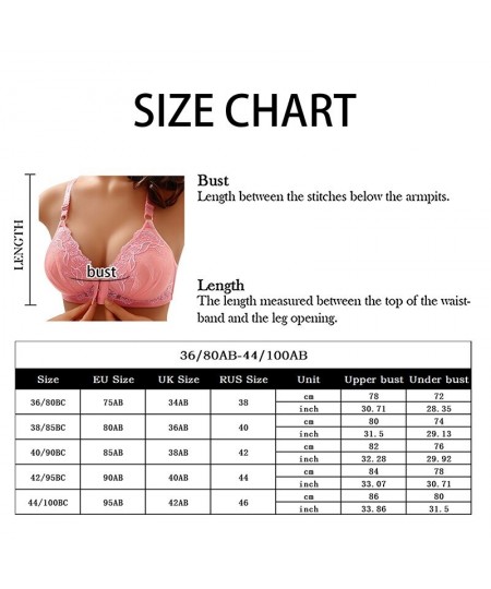 Women Bras Front Closure Seamless Floral Embroidery Push Up Bras Wireless Brassiere Bralette Wireless Underwear Comfy Lingeri...