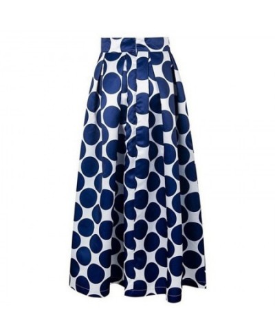 Summer Women A-Line Long Skirt Elegant French Style Retro Skirt Fashion High Waist Slim Polka Dot Large A-Line Skirts $28.54 ...