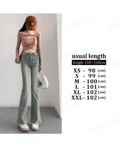 Summer Flared Jeans Women Vintage High Waist Loose Comfortable Jeans Female Pants Elastic Fashion Boyfriend Style Denim $44.3...