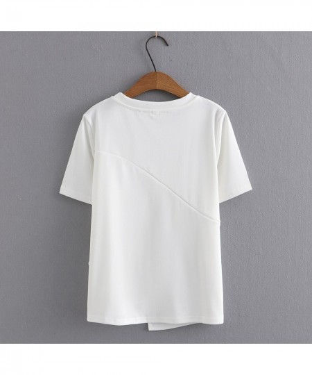 New 2023 03 Spring Summer Women T Shirt Oversized Big Plus Size Half Sleeve Ladies Casual Solid Tee Shirts $34.02 - Plus Size...