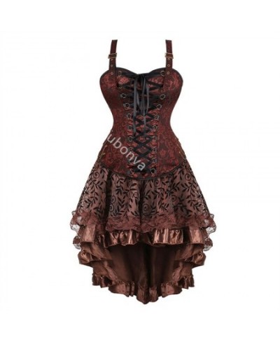 Corset Dress 3 Set Plus Size Sexy Overbust Bustier Top Skirt Pirate Steampunk Victorian Burlesque Gothic Exotic $65.79 - Unde...