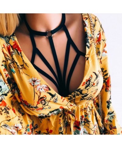 Women Cross Strappy Bra Tank Tops Bustier Solid Color Bandage Sexy Fashion Cami Crop Top Bralette $12.15 - Underwear