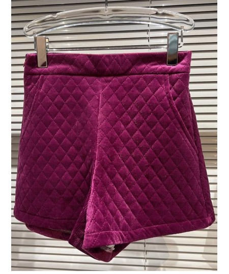 Fashion Temperament Solid Color Diamond Lattice Coat Women's New Loose High Waist Short Two Pic Set 2023 Spring 11P0851 $91.0...