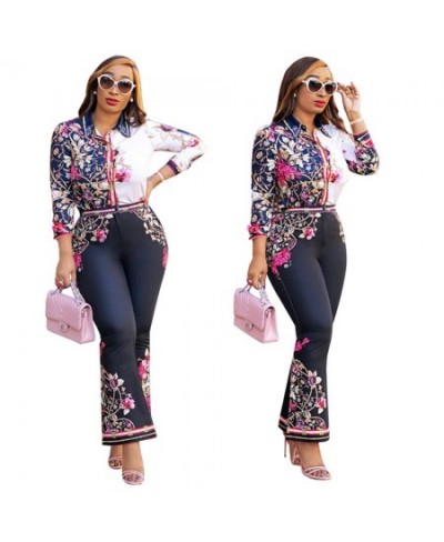 2022 Spring Women's New Fashion Casual Slim Round Neck Single-Breasted Long-Sleeved Trousers Suit Printing J1767 $49.54 - Sui...