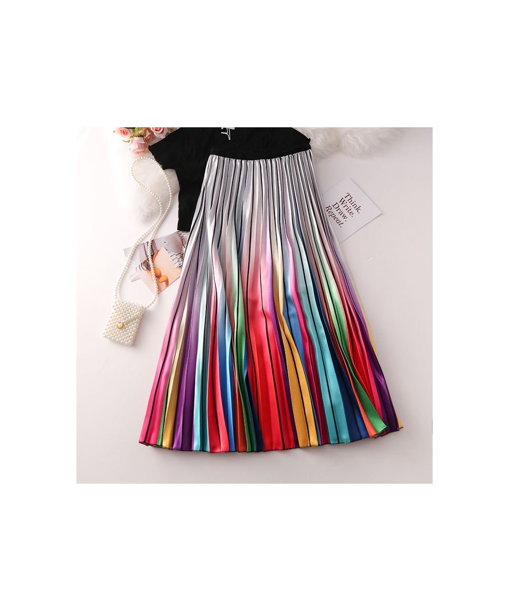 Summer Vintage Midi Skirts Women Elegant Faldas Saia Harajuku Ropa Mujer Casual Skirt Woman Clothes Tutu Vestidos Jupe Femme ...