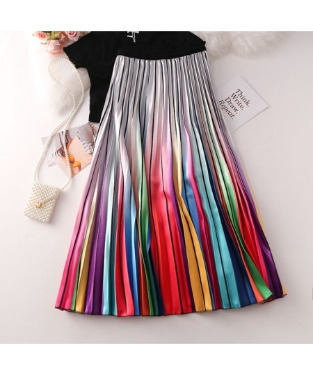 Summer Vintage Midi Skirts Women Elegant Faldas Saia Harajuku Ropa Mujer Casual Skirt Woman Clothes Tutu Vestidos Jupe Femme ...