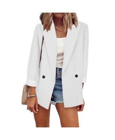 Blazers Jackets for women 2023 Spring and Autumn Female Jacket Outerwears Office Long Sleeve Top Women Oversized Jacket $40.9...