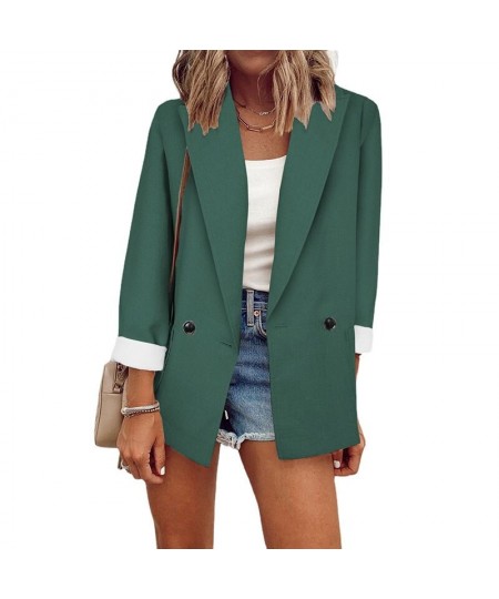 Blazers Jackets for women 2023 Spring and Autumn Female Jacket Outerwears Office Long Sleeve Top Women Oversized Jacket $40.9...