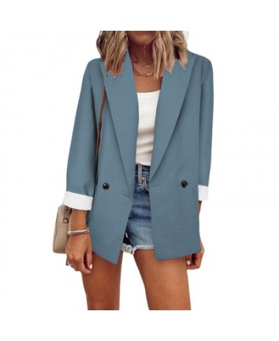 Blazers Jackets for women 2023 Spring and Autumn Female Jacket Outerwears Office Long Sleeve Top Women Oversized Jacket $40.9...