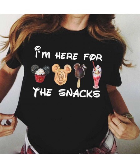 Women T Shirt Summer Creativity Cartoon Snacks Tshirt Harajuku Cute Graphic T Shirt Tops Casual Women O-neck Tops Tees $20.32...