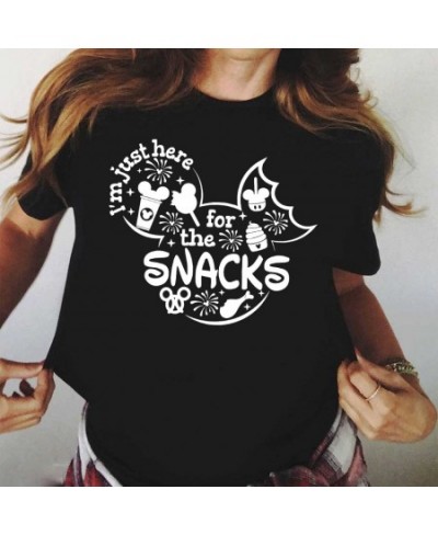 Women T Shirt Summer Creativity Cartoon Snacks Tshirt Harajuku Cute Graphic T Shirt Tops Casual Women O-neck Tops Tees $20.32...