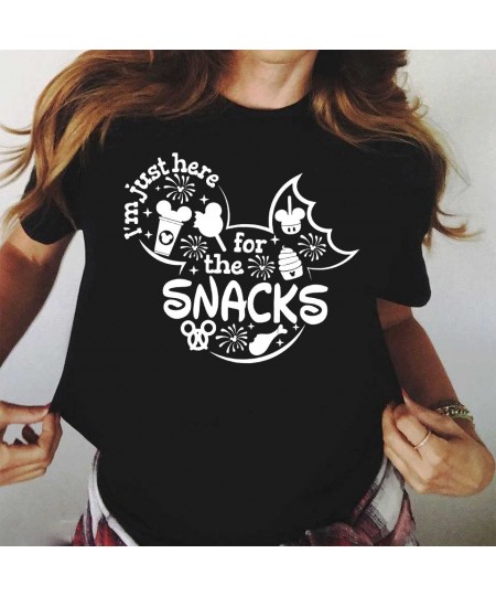 Women T Shirt Summer Creativity Cartoon Snacks Tshirt Harajuku Cute Graphic T Shirt Tops Casual Women O-neck Tops Tees $20.32...