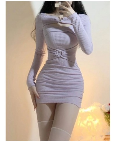 Sexy Bodycon Mini Dress Women Office Ladies Wrap Sheath Hollow Out Short Dresses Party Evening 2023 Fashion Outfits $39.54 - ...