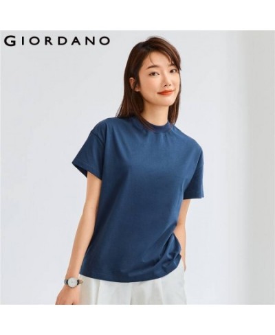 Women Tshirts Loose Mockneck Short Sleeve Tee Summer Short Sleeves Mult-Color Loose Causal Relaxed Tee Top 05322396 $38.65 - ...