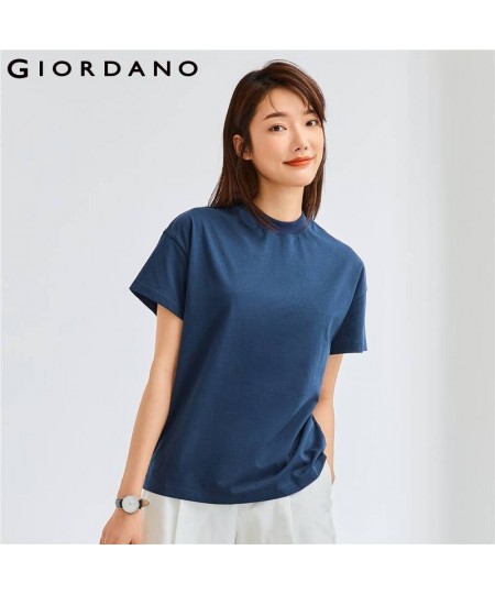 Women Tshirts Loose Mockneck Short Sleeve Tee Summer Short Sleeves Mult-Color Loose Causal Relaxed Tee Top 05322396 $38.65 - ...