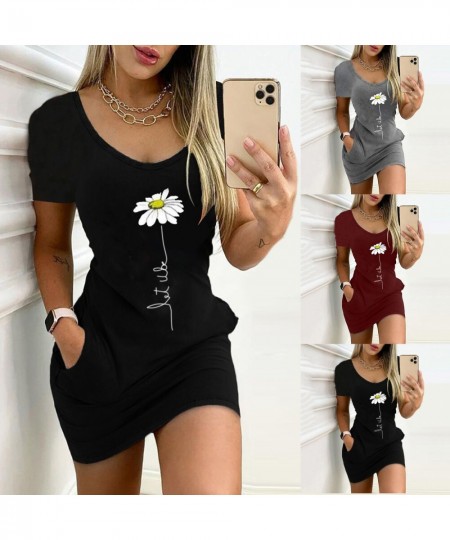 Women White Floral Print Mini Dress Summer Sexy Bodycon Party NightClub Dresses Female O-Neck Pockets Camisole Dress Vestidos...