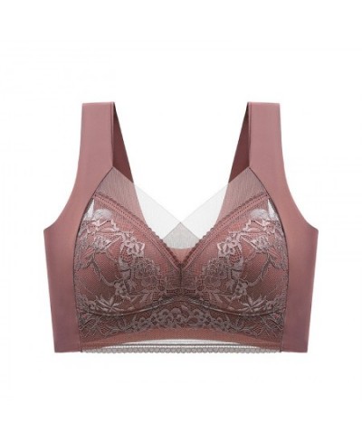 Comfortable Underwear Top Seamless Women's Bras Large Size Tops Support No Steel Ring Underwear Yoga Fitness Sleep Vest $26.3...